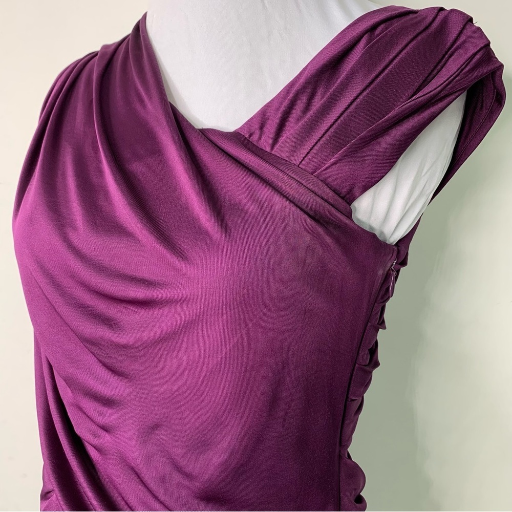 Alexander Wang Women's Long Sleeve Goddess Purple Dress Size 0 Gossip Girl - Picture 5 of 16